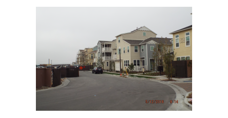 Row homes under construction
