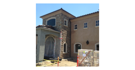 Building being built