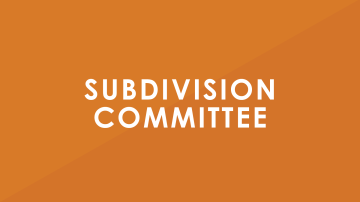 Subdivision Committee